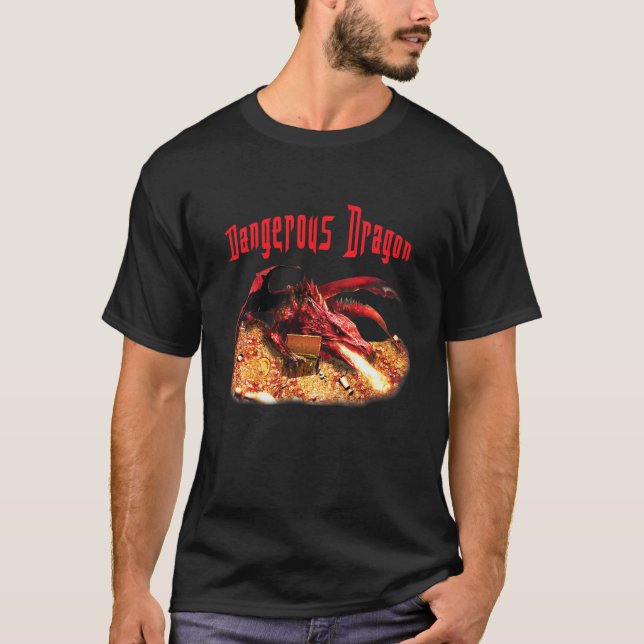 Kids Dangerous Dragon T Shirt (Framsida)