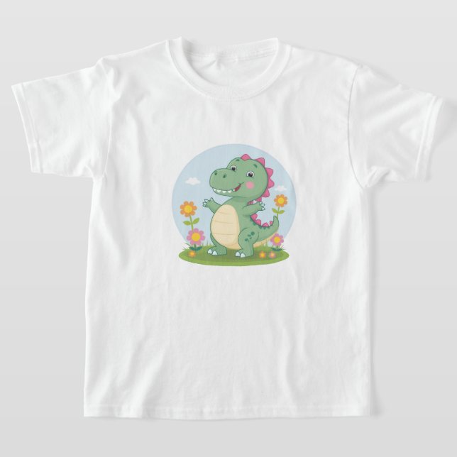 Kids' Design Haven – Fun & Cute Cartoon Gifts  T Shirt (Laydown)