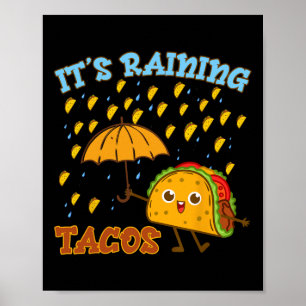 Kids dess roterande tako-shirt, mexikansk Boy Funn Poster