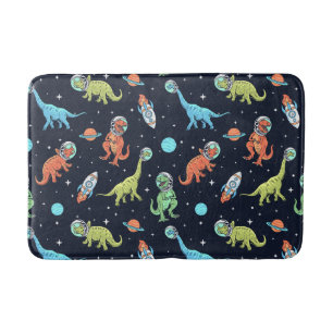 Kids Dinosaur Astronaut Mönster Badrumsmatta