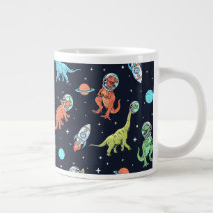 Kids Dinosaur Astronaut Mönster Jumbo Mugg