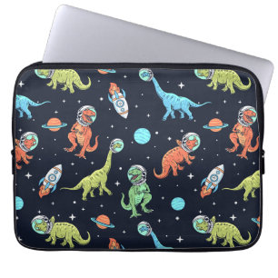 Kids Dinosaur Astronaut Mönster Laptop Fodral