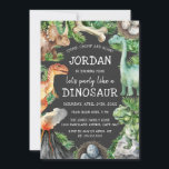 Kids Dinosaur Birthday Inbjudningar<br><div class="desc">Mer Roligt Tema Bjuddagens inbjudningar Teman i Little Bayleigh Store!</div>