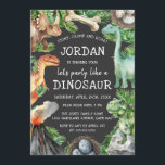 Kids Dinosaur Birthday Inbjudningar<br><div class="desc">Mer Roligt Tema Bjuddagens inbjudningar Teman i Little Bayleigh Store!</div>