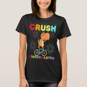 Kids Dinosaur Im-Redot till Crush Kindergarten Bik T Shirt