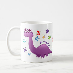 Kids Dinosaur-Personlig Kaffemugg