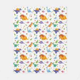 Kids Dinosaurs och ägg Fleecefilt