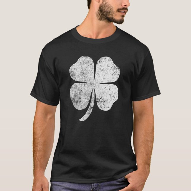 Kids Disted Fyra Löv C St patrick's day T Shirt (Framsida)