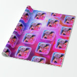 Kids Dragon Birthday Presentpapper<br><div class="desc">Skriv ut barns födelsedag på Cute-draken</div>