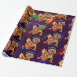 Kids Dragon Birthday Presentpapper<br><div class="desc">Skriv ut barns födelsedag på Cute-draken</div>