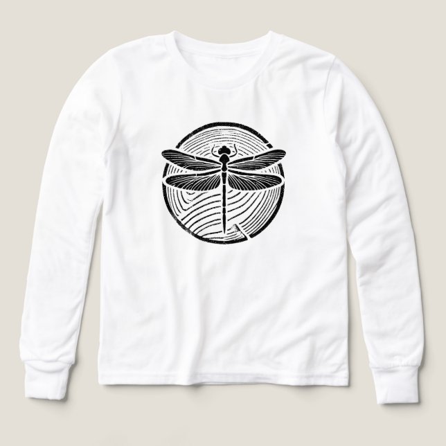 Kid's Dragonfly  T Shirt (Design framsida)