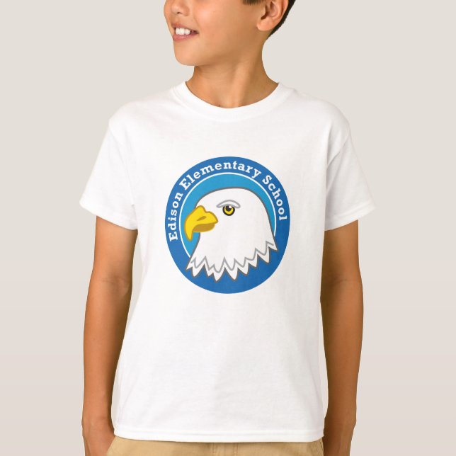 Kids Eagle Logotyp Sweatshirt Tröja (Framsida)