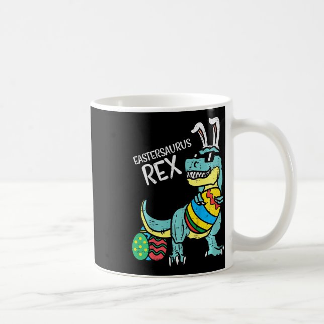 Kids Eastersaurus Rex Påsk Trex Kanin Småbarn Bo Kaffemugg (Höger)