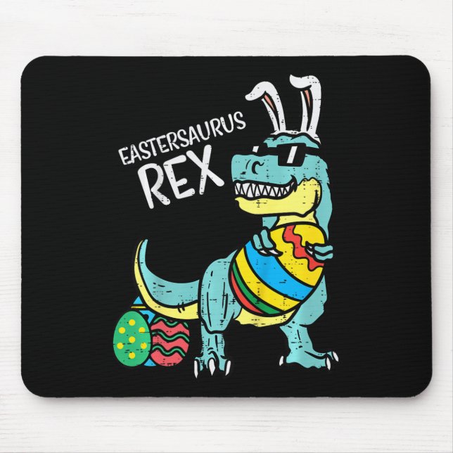Kids Eastersaurus Rex Påsk Trex Kanin Småbarn Bo Musmatta (Framsidan)