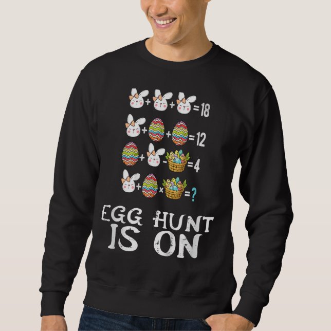 Kids Egg Hunt är på Lång Ärmad Tröja (Framsida)