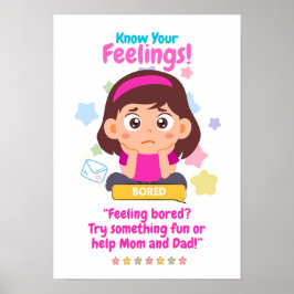 Kids Emotion Featuring Bored Poster