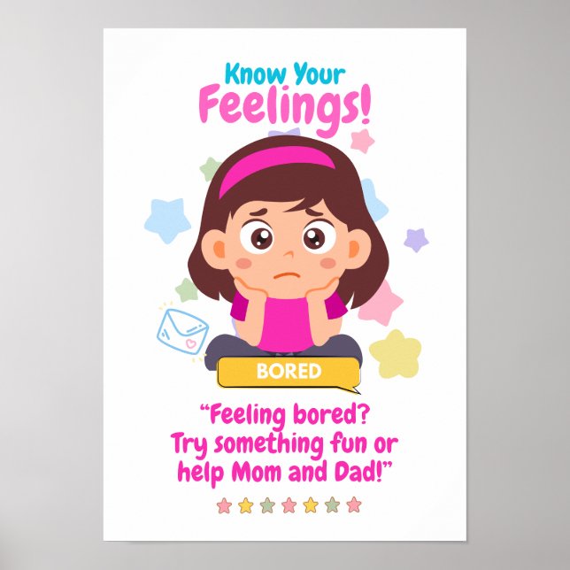 Kids Emotion Featuring Bored Poster (Framsidan)