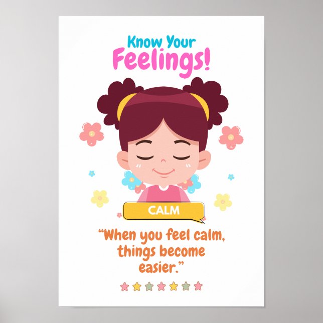 Kids Emotion Featuring Calm Poster (Framsidan)
