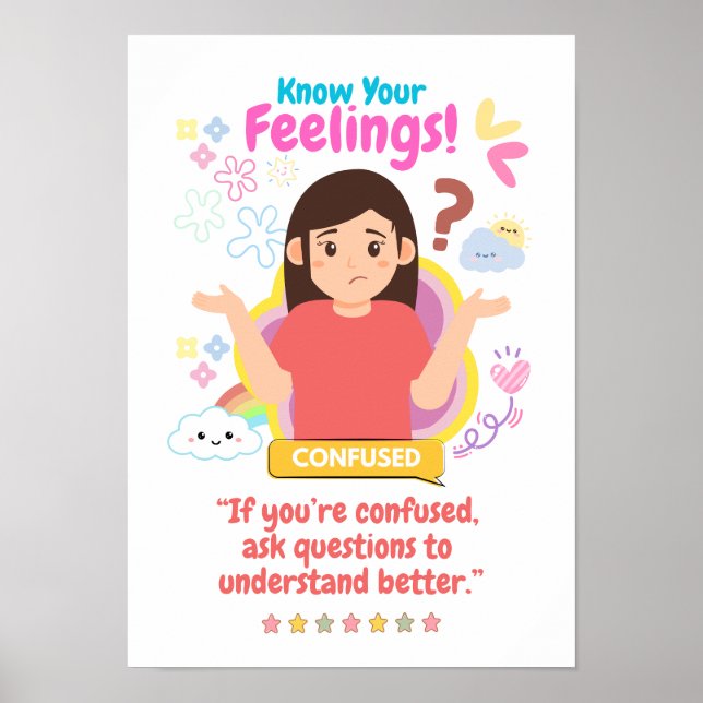 Kids Emotion Featuring Confused Poster (Framsidan)