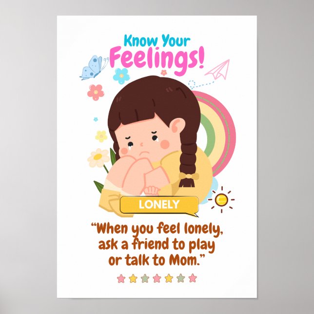 Kids Emotion Featuring Lonely Poster (Framsidan)