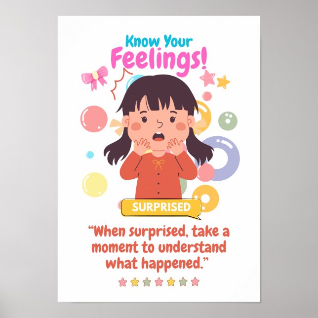Kids Emotion Featuring Surprised Poster (Framsidan)