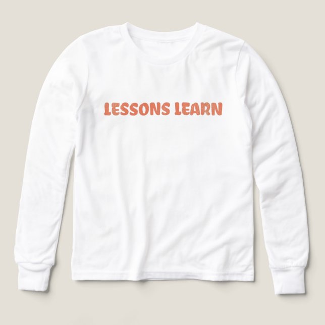 Kids Energy Flow Lessons Learn T Shirt  (Design framsida)