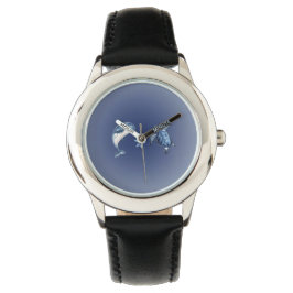 Kids eWatch med Turtle & Dolphin | Ocean Blue Ba Armbandsur