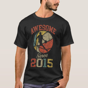 Kids Fantastisk sedan 2015 7:e Birthday Basketball T Shirt