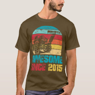 Kids Fantastisk sedan 2015 7:e födelsedag Monster T Shirt