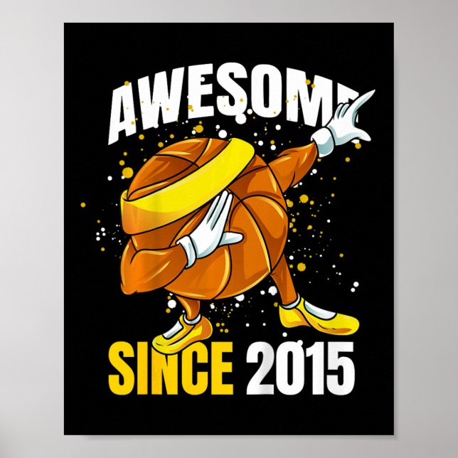 Kids Fantastisk sedan 2015 - 8:e basketdagen Poster (Framsidan)