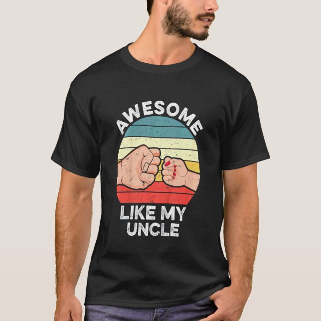 Kids Fantastisk som min morbror Niece Matching T Shirt (Framsida)