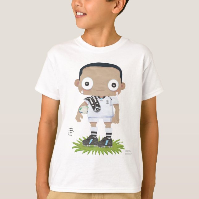 Kids Fiji Rugby T-Shirt (Framsida)