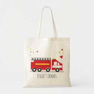 Kids Firelångtradare Roligt Bibliotek Bok Tote Bag Tygkasse
