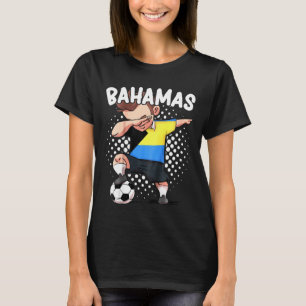 Kids fotbollsspelare Dabbing for Boys Bahamas Baha T Shirt