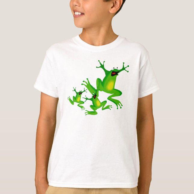 Kids Frogs T-Shirt (Framsida)