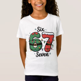 Kids' Funny 67 Christmas Lights Holiday T Shirt
