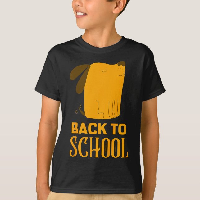 Kids Funny Back To School Outfits For Girls Back T Shirt (Framsida)