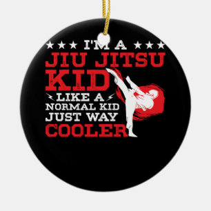 Kids Funny BJJ & MMA Design Brazilian Jiu Jitsu Mo Julgransprydnad Keramik