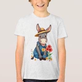 Kids Funny Donkey T Shirt
