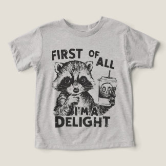 Kids Funny Raccoon T-Shirt