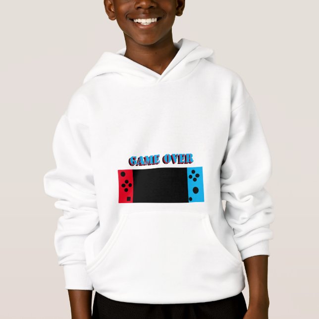 Kids Gamer Hoodie T Shirt (Framsida)