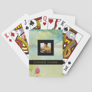 Kids Gamer Party Namn och Photo Dream Clouds Casinokort