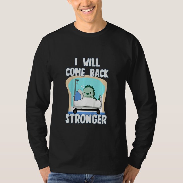 Kids Get Well Soon after Surgery, Dinosaur, Get We T Shirt (Framsida)