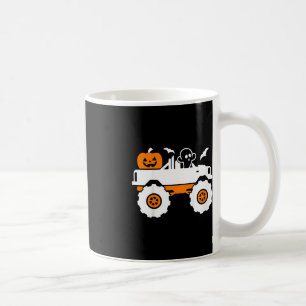 Kids Ghost Pumpkin Riding Monster Lastbil Lazy Hal Kaffemugg