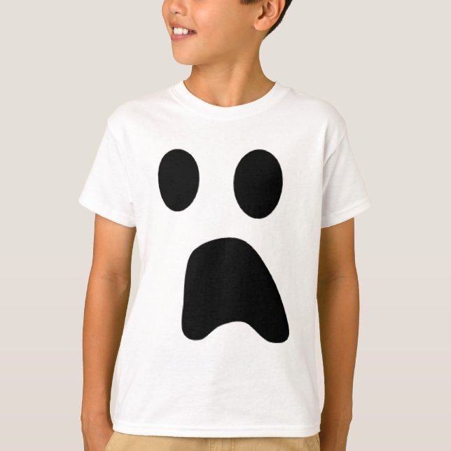 Kids Ghost Shirt Tee Shirt (Framsida)