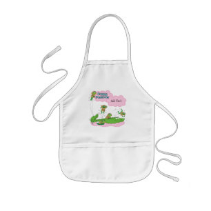 Kids Girl Apron Barnförkläde