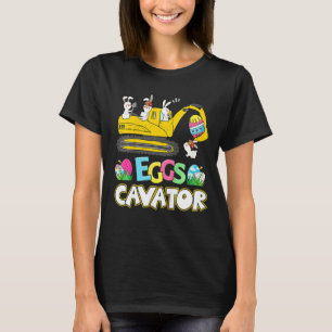 Kids Glad påsk Construction Crane Lastbil Bunny E T Shirt