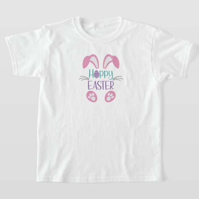 Kids Glad påsk T-Shirt (Laydown)