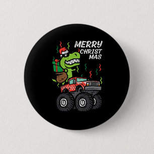Kids God jul Dino Monster Lastbil Julafton Trex Knapp