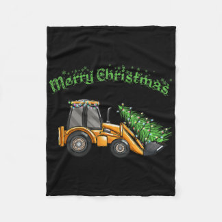 Kids God jul (front Loader) Fleecefilt